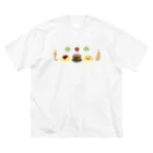 cotton-berry-pancakeのランチ3 ビッグシルエットTシャツ