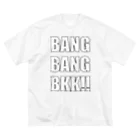 バンバンバンコク_オリジナルショップのLogo_white ビッグシルエットTシャツ