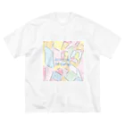 LeafCreateのQuite Stone Fun Festival ビッグシルエットTシャツ