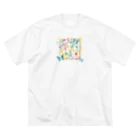 nanatitchのGOLDと蝶々 ビッグシルエットTシャツ