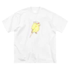 小鳥のほっぺののびーんピヨちゃん ビッグシルエットTシャツ