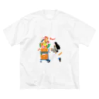 KOUHOKU_GARDENのAutumn Shopping(クリア) Big T-Shirt