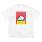 oxygenの猫遊亭一門 ビッグシルエットTシャツ