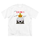 Draw freelyの毛深さNO.1 ビッグシルエットTシャツ