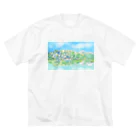 fig-treeのパノラマT2 ビッグシルエットTシャツ