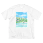 fig-treeのパノラマT１ ビッグシルエットTシャツ