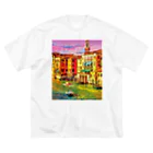 GALLERY misutawoのイタリア ヴェネツィアの夕暮れ ビッグシルエットTシャツ