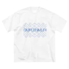 BATSUのしんぷるにむりT（しろ） ビッグシルエットTシャツ