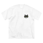 たぬまるのしろくろちゃん ビッグシルエットTシャツ