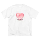 ゴシゴシ歯ブラシ✪のインカローズ ビッグシルエットTシャツ