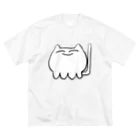 ほほえみ大臣のほほえみねこ ビッグシルエットTシャツ