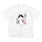 はちわれショップの副反応Tシャツ ビッグシルエットTシャツ