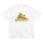 ハナドリカ SUZURI店のきつねうどん Big T-Shirt