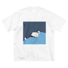 record mizukoshiのnekonote  ビッグシルエットTシャツ