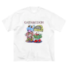 有明ガタァ商会のGATA&UDON ビッグシルエットTシャツ