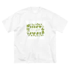 by.lettersのJust for you! みどり ビッグシルエットTシャツ