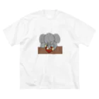 ＋Whimsyのお雑煮だぞう Big T-Shirt