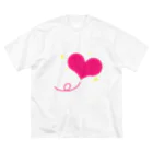 MAGENTA INFINITYのかわいいハートキラキラ Big T-Shirt