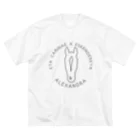 TaikiRacingClubShopのmarulogo【ALX】kuro ビッグシルエットTシャツ