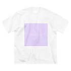 mmmの紫・ジュウブンガンバっテルヨ。てぃー ビッグシルエットTシャツ