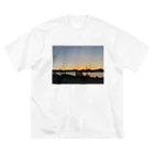 Maison-de-TOWAの夕焼け小焼け ビッグシルエットTシャツ