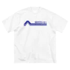 髙山珈琲デザイン部のレトロポップロゴ(青) Big T-Shirt