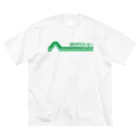 髙山珈琲デザイン部のレトロポップロゴ(緑) Big T-Shirt