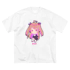 Rimε・●・зstoreのぷりんちゃん ビッグシルエットTシャツ