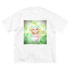 Peco9364の森の妖精 ビッグシルエットTシャツ