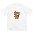 まさるTVのソーシャル舐めくまTシャツ ビッグシルエットTシャツ