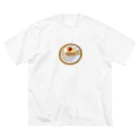 コビトカバのショートケーキの午後 ビッグシルエットTシャツ