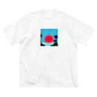 cardboardartzのsunrise ビッグシルエットTシャツ