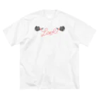 マルワーク S.Z.R.の運命の赤い糸 ビッグシルエットTシャツ