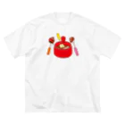 Draw freelyのチョコフォンデュ ビッグシルエットTシャツ