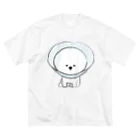 まんまるビションのまんまるビション（エリザベスカラー） Big T-Shirt