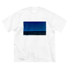 AIのセカイの夕ぐれの海-ワタシのケシキ- ビッグシルエットTシャツ