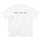 ６畳エアラインのthinkin,sinkin,singin ビッグシルエットTシャツ