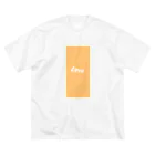 SummerのLove_orange ビッグシルエットTシャツ