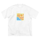 my pastel（いしはら　まさこ）の田舎の子供グッズ。 ビッグシルエットTシャツ