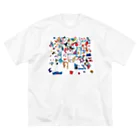 オリジナルアートのひのアートカフェ オリジナルデザイン ビッグシルエットTシャツ