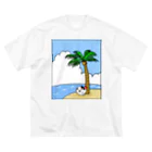 NOKIO MUXのニワトリの休日　夏F ビッグシルエットTシャツ