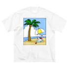 NOKIO MUXのニワトリの休日　夏FT ビッグシルエットTシャツ