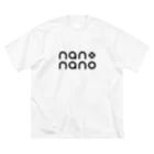 katooonlineのnan nano logo ビッグシルエットTシャツ