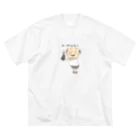 とりのすの色付きバッグアピールおじたん ビッグシルエットTシャツ