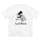 nidan-illustrationの“Tech Witch” ビッグシルエットTシャツ