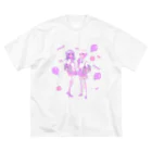 らららのららら　寄り道少女 ビッグシルエットTシャツ