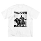 TRYGGER / トリガーのTRYGGER Graphic-T ビッグシルエットTシャツ