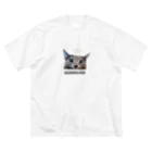 CAT CROWNのひょっこりるぅ Big T-Shirt