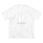 kirakira✨のkirakira 白 ビッグシルエットTシャツ