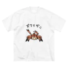 キノコさん太郎のズワイガニ ビッグシルエットTシャツ